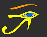 Coloring page Eye of Horus painted byPeter