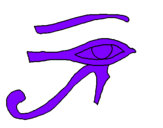 Coloring page Eye of Horus painted bymaximo