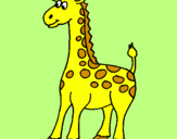 Coloring page Giraffe painted bykaren$$
