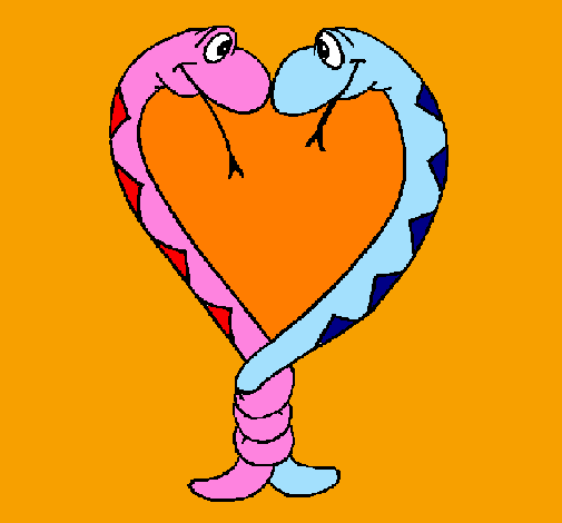Snakes in love