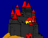 Coloring page Medieval castle painted bymostafa