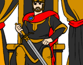 Coloring page King painted bysamuel23
