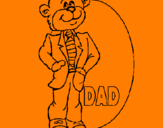 Coloring page Father bear painted bymostafa