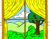 Coloring page Window painted bydoris