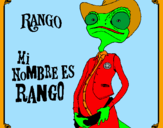 Coloring page Rango painted bystav