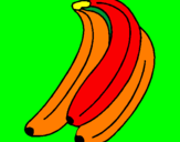 Coloring page Bananas painted bym]yhh;msadetugmxstru