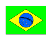 Coloring page Brazil painted bypocoyo jimena