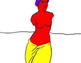 Coloring page Venus de Milo painted by4589663