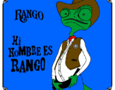 Coloring page Rango painted byjj