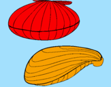 Coloring page Clams painted bymorgan