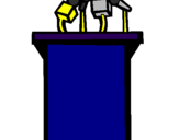 Coloring page Pulpit painted byoataz