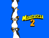 Coloring page Madagascar 2 Penguins painted bymemo