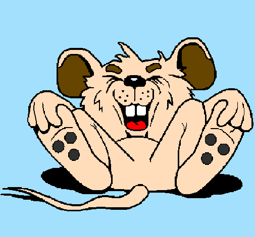 Mouse laughing