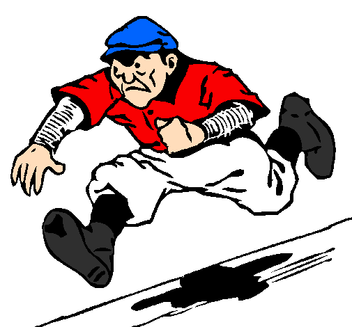 Coloring page Baseball diamond painted bygfdg
