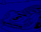 Coloring page Car number 5 painted bytommy