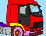 Coloring page Truck painted byraphael