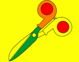 Coloring page Scissors painted byisaque
