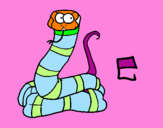 Coloring page Snake painted byluisa     luisa  luisa