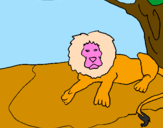 Coloring page The Lion King painted byhiury