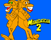 Coloring page Madagascar 2 Manson & Phil 2 painted byMARIA     CLARA