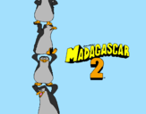Coloring page Madagascar 2 Penguins painted byARUN