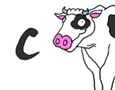 Coloring page Cow painted bysajj999999999990000000000