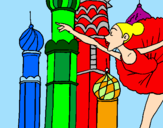 Coloring page Russia painted byamanda