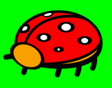 Coloring page Ladybird painted byqintara