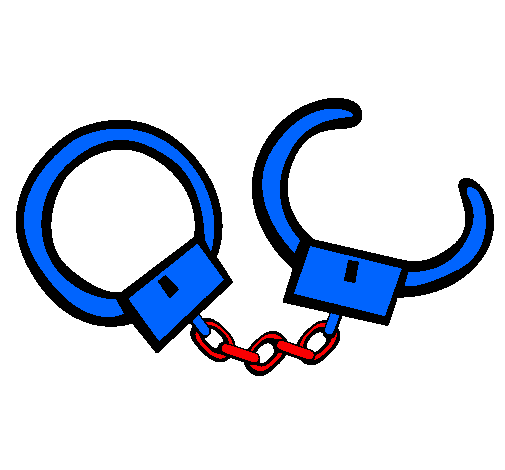 Coloring page Handcuffs painted bylachlan