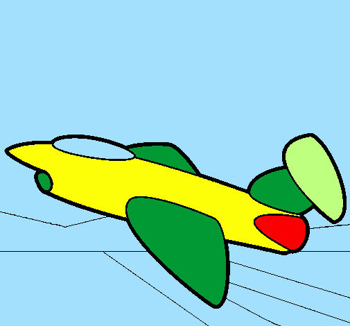 Coloring page Army plane painted bymitchell elli luke