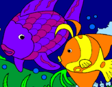 Coloring page Fish painted byLuna Azul