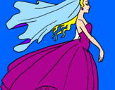 Coloring page Bride painted byPrincess Aurora