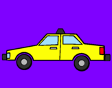Coloring page Taxi painted byBruce 