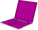 Coloring page Laptop painted bymaurice