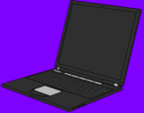 Coloring page Laptop painted byBruce 