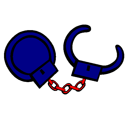 Coloring page Handcuffs painted bylachlan