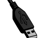 Coloring page USB painted byALI