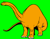Coloring page Brachiosaurus II painted bydanillo