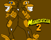 Coloring page Madagascar 2 Manson & Phil 2 painted byedgar