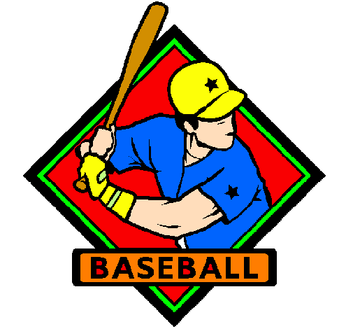 Coloring page Baseball logo painted bykelan