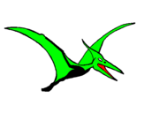 Coloring page Pterodactyl painted bylucca