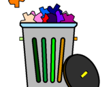 Coloring page Wastebasket painted bynicolas ospina