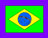 Coloring page Brazil painted byBruce 