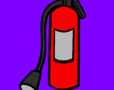 Coloring page Fire extinguisher painted byBruce 