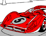 Coloring page Car number 5 painted bylucca