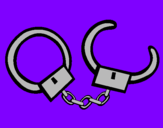 Coloring page Handcuffs painted byBruce 