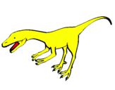 Coloring page Velociraptor II painted byANA SOPHIIA