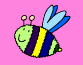 Coloring page Bee 4 painted bymolo