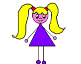 Coloring page Little girl 12 painted bymathusha