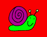 Coloring page Snail 4 painted byasilo